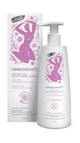 Фото Гинокомфорт Сенситив, моющий гель, 200 мл