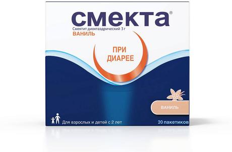 Фото Смекта, порошок (ваниль), пакетики 3 г,  20 шт.