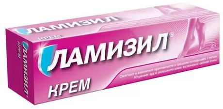 Фото Ламизил противогрибковое средство для лечения грибка стопы, тербинафин 1%, крем, 30 г