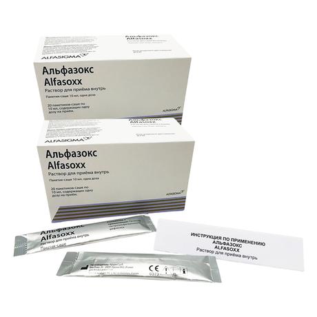 Фото Набор 2уп Альфазокс р-р саше 10мл 20шт