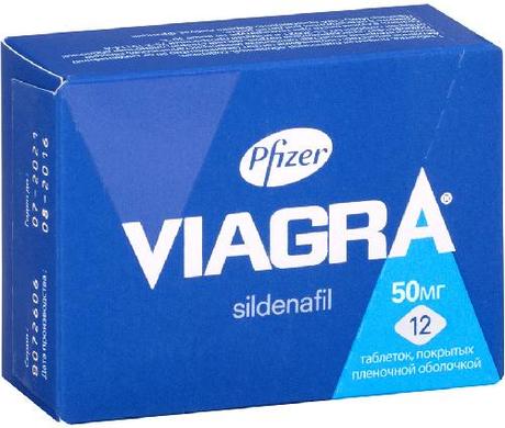 Фото Виагра, таблетки покрыт. плен. об. 50 мг, 12 шт.