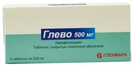 Фото Глево, таблетки покрыт. плен. об. 500 мг, 5 шт.