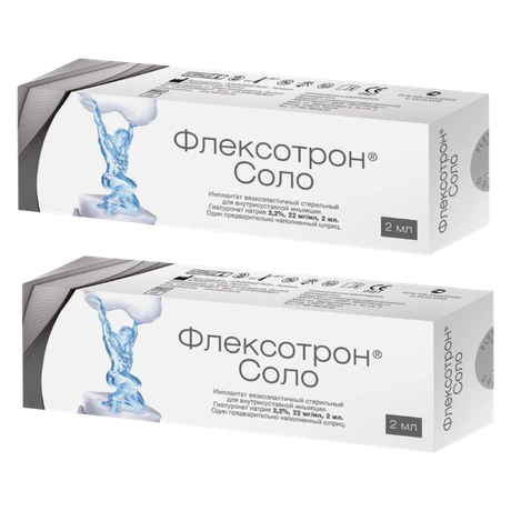 Фото Набор 2уп Флексотрон Соло раствор 2.2% 2мл