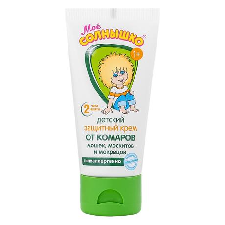 Фото Мое солнышко, крем детский защитный от комаров 50 мл, 1 шт.