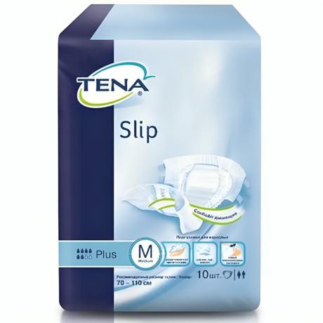 Фото Тена, подгузники для взрослых дышащие Слип Плюс M, 10 шт.