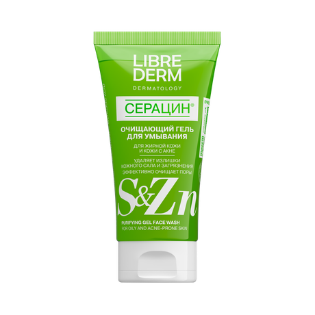 Фото Либридерм Серацин, очищающий гель для умывания, 150 мл