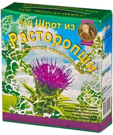 Фото Шрот из расторопши пятнистой, порошок, 100 г