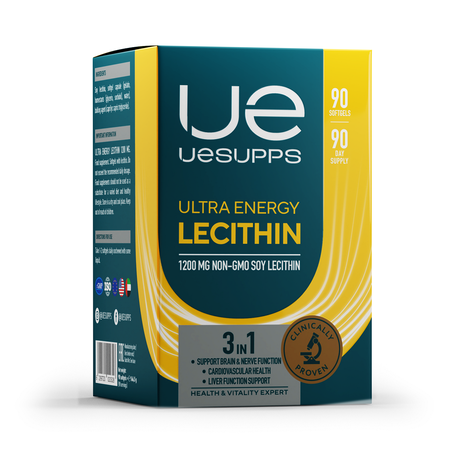 Фото UESUPPS Ультра Энерджи Лецитин, капсулы, 90 шт.