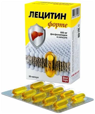 Фото Лецитин Форте, капсулы 1580 мг, 30 шт.