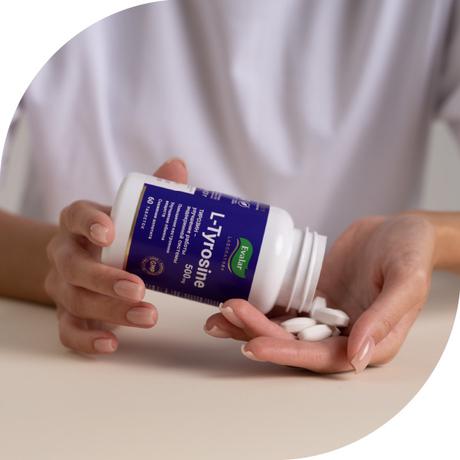 Фото Тирозин Эвалар Лаборатория/ Evalar Laboratory, таблетки, 60 шт.