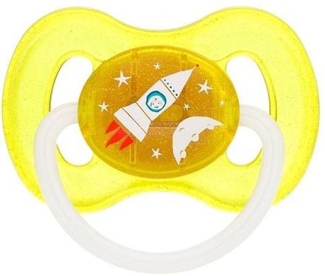 Фото Пустышка латексная круглая Space (0-6 месяцев)