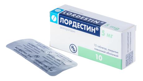 Фото Лордестин, таблетки покрыт. плен. об. 5 мг, 10 шт.