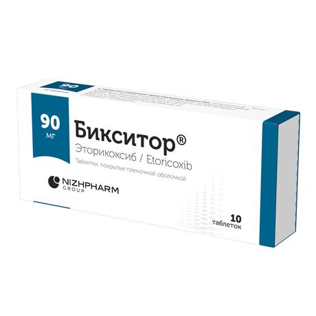Фото Бикситор, таблетки покрыт. плен. об. 90 мг, 10 шт.