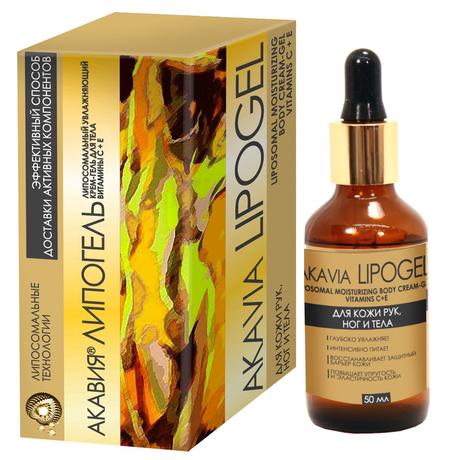 Фото Акавия Липогель, липосомальный крем-гель (витамин С + Е), 50 мл