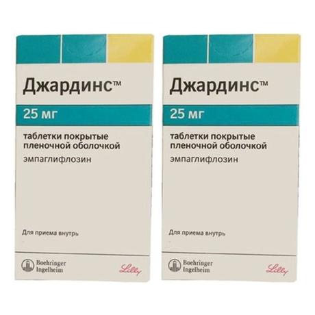 Фото Набор 2уп Джардинс таб п/п/об 25мг 30шт
