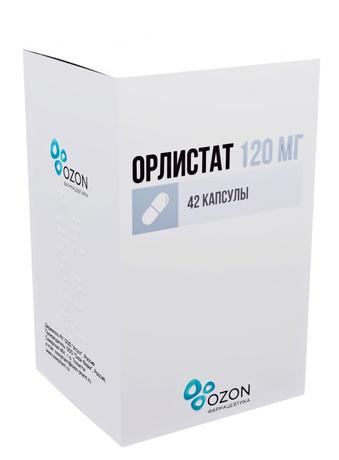 Фото Орлистат, капсулы 120 мг, 42 шт.