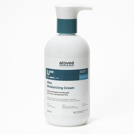 Фото Atovee Ultra, крем увлажняющий (мочевина 10%), 300 мл