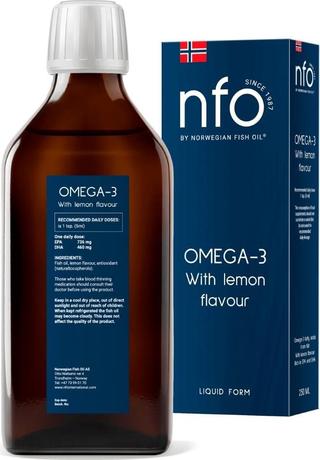 Фото Nfo, Омега-3 со вкусом лимона 250 мл