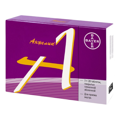 Фото Анжелик, таблетки покрытые пленочной оболочкой, 84 шт.