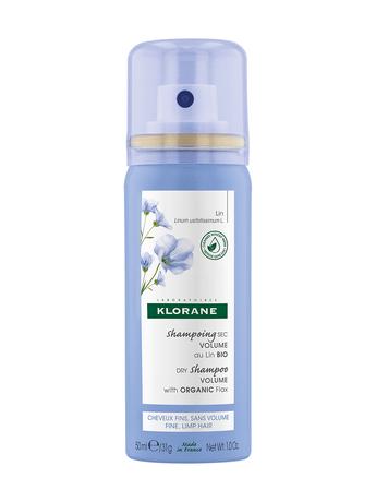 Фото Klorane Сухой шампунь с органическим экстрактом льняного волокна для объёма волос, 50 мл