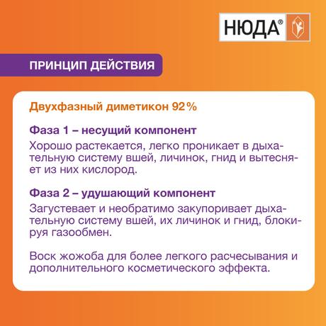 Фото Нюда, спрей педикулицидный, 50 мл