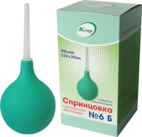 Фото Спринцовка пластизольная №6 Б, 210 мл