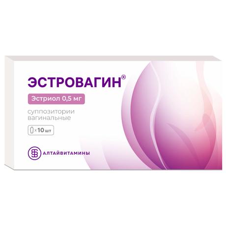 Фото Эстровагин, суппозитории вагинальные 0.5 мг, 10 шт.