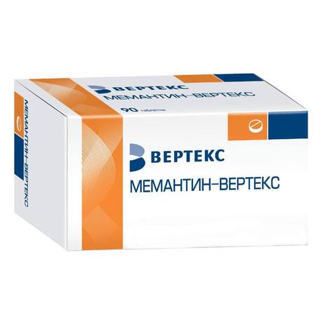 Фото Мемантин-Вертекс, таблетки покрыт. плен. об.  20 мг, 90 шт.