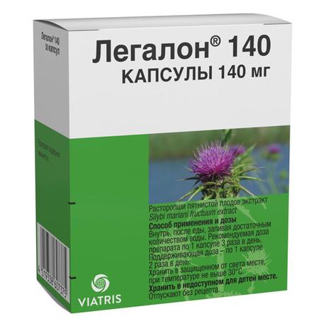 Фото Легалон 140, капсулы 140 мг, 30 шт.