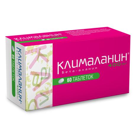 Фото Клималанин, таблетки 400 мг, 60 шт.
