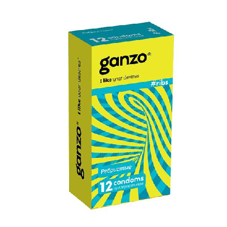 Фото Ganzo Ribs, презервативы ребристые, 12 шт.