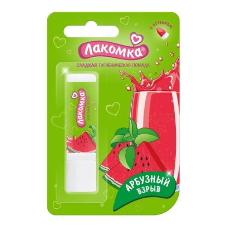Фото Лакомка помада гигиеническая (арбузный взрыв) 2.8 г, 1 шт.
