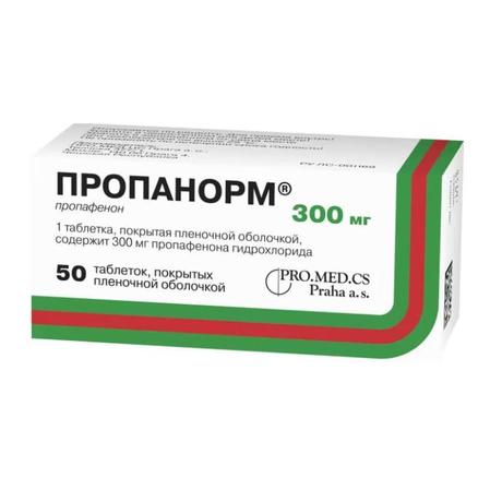 Фото Пропанорм, таблетки покрытые пленочной оболочкой 300 мг, 50 шт.