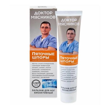 Фото Доктор Мясников Пяточные шпоры, бальзам для ног 125 мл, 1 шт.