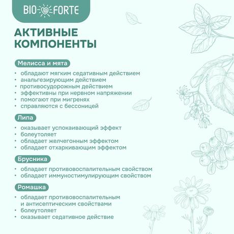 Фото Сироп успокоительный премиум BioForte, 250 мл