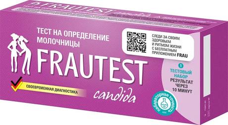 Фото Тест на определение молочницы Frautest Candida, тест-полоска, 1 шт.