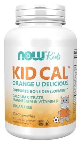 Фото NOW Детский Кальций таблетки жевательные, 100 шт.