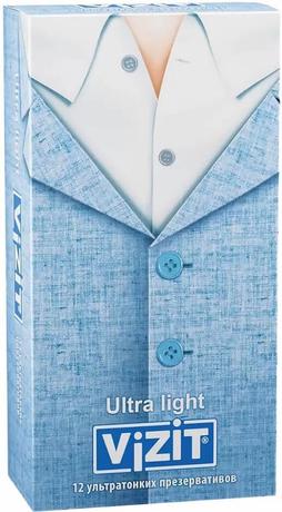 Фото Презервативы VIZIT Ultra Light ультратонкие, 12 шт.