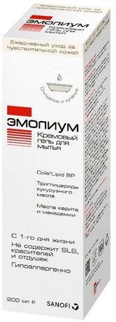 Фото Эмолиум, гель кремовый для мытья, 200 мл
