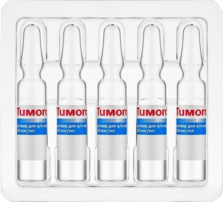 Фото Тимоген, раствор 100 мкг/мл, ампулы 1 мл, 5 шт.