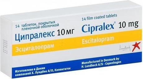 Фото Ципралекс, таблетки 10 мг, 14 шт.