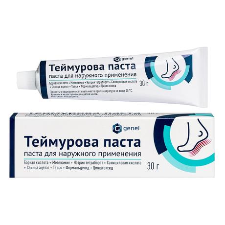 Фото Теймурова паста, паста для наружного применения 30 г, 1 шт.