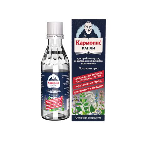 Фото Кармолис, капли для приема внутрь, для ингаляций и наружного применения, 40 мл