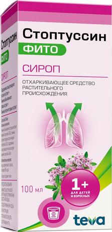 Фото Стоптуссин-Фито, сироп, 100 мл