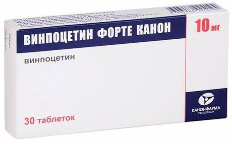 Фото Винпоцетин форте Канон, таблетки 10 мг, 30 шт.