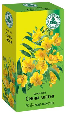Фото Сенны листья, пакетики 1.5 г, 20 шт. (Красногорсклексредства)