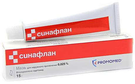 Фото Синафлан, мазь 0.025%, 15 г (Биохимик)