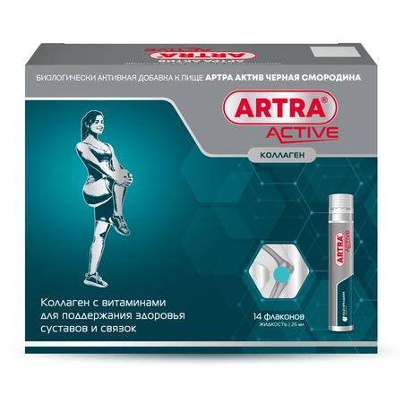 Фото Артра Актив, Черная смородина, жидкость для приема внутрь 25 мл, 14 шт.