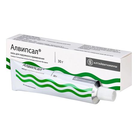 Фото Алвипсал, мазь для наружного применения, 30 г