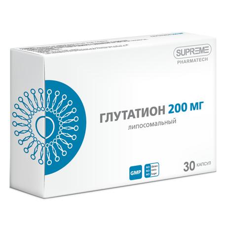 Фото Липосомальный Глутатион капсулы 200 мг, 30 шт.